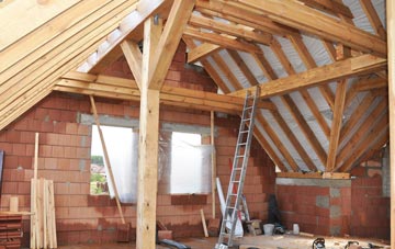 Pickup Bank attic trusses